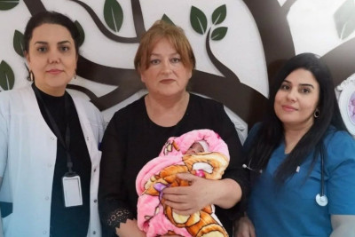 59 yaşlı Masallı sakini ana oldu