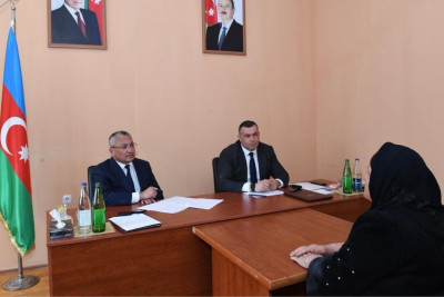 Biləsuvarda keçmiş məcburi köçkünlərin müraciətləri dinlənilib