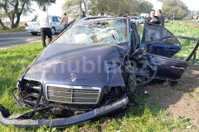 Cəlilabadda avtomobil aşıb - XƏSARƏT ALAN VAR