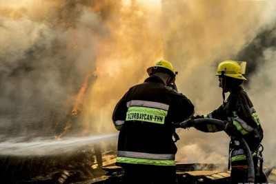 Sabirabadda yanğın olub