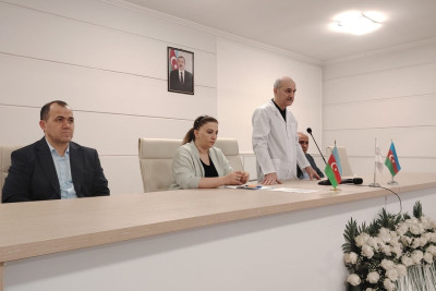 Yeni direktor müavini Mərkəzi xəstəxana kollektivinə təqdim olundu