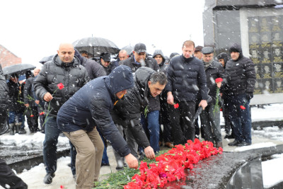 Lənkəran 20 Yanvar şəhidlərini ehtiramla andı