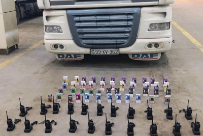 Ötən ay sərhəddə 5 milyon manatdan çox qaçaqmal tutulub