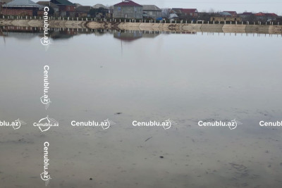 Cəlilabadda Mişarçayda su səviyyəsi maksimum həddə