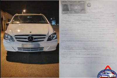 Salyanda narkotikin təsiri altında avtomobil idarə edən sürücü saxlanılıb