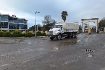 Azərbaycanın İrana humanitar yardımını çatdıran maşın karvanı geri qayıdıb