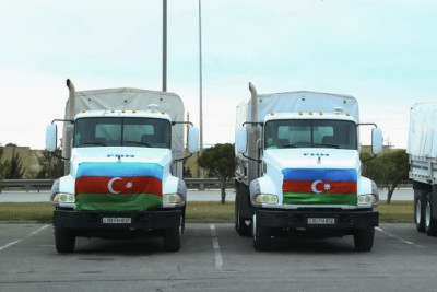 Azərbaycan Prezidentinin tapşırığına əsasən İrana humanitar yardım yola salınıb