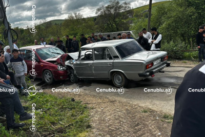 Cəlilabadda imtahandan qayıdan şagirdlər qəzaya düşüb: Yaralılar var