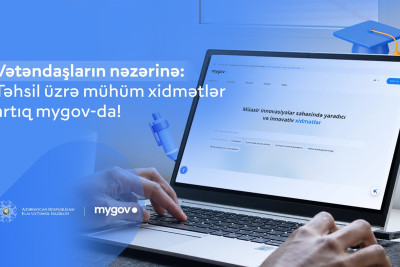 "mygov" platformasına yeni təhsil xidmətləri inteqrasiya edilib