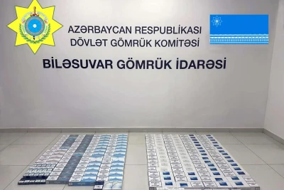Biləsuvar gömrüyündə 24 mindən çox qaçaq siqaret aşkarlanıb