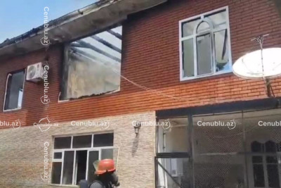 Lənkəranda 11 otaqlı yaşayış evində yanğın olub