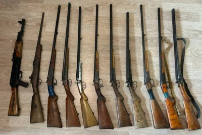 DİN: Ötən gün 2 avtomat, 13 tüfəng aşkarlanıb